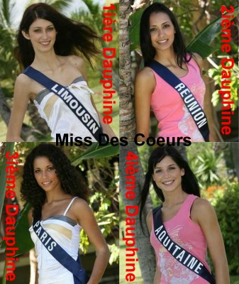 Les Dauphines de Miss France 2007